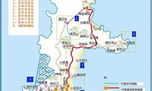 上海普陀山自驾游攻略-上海普陀山自驾游攻略路线图